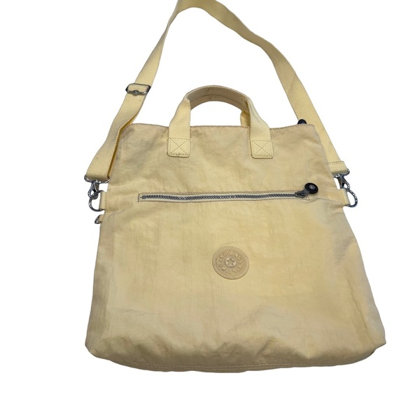 Kipling Frug Fold Over Zip Top Crossbody/ Shoulder Bag Butter Yellow - Picture 1 of 16